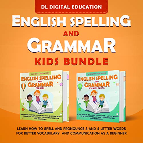 Amazon English Spelling and Grammar Kids Bundle Learn How to Spell and Pronounce 3 and 4