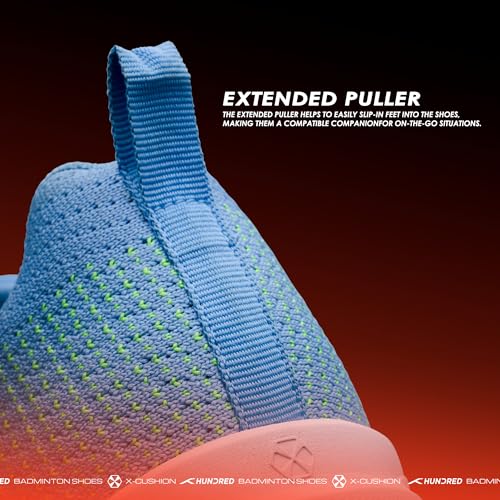 Image of Hundred Blade Lite Badminton Shoes (Non Marking) | Also Perfect for Squash, Table Tennis, Volleyball, Basketball & Indoor Sports | Lightweight & Durable