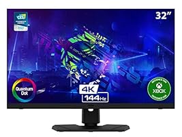 MSI MPG321UR-QD Xbox Edition 32 Zoll 4K Quantum Dot Gaming Monitor, UHD (3840x2160), 144 Hz, 1 ms, IPS Panel, HDR600, Nvidia G-Sync, schwarz