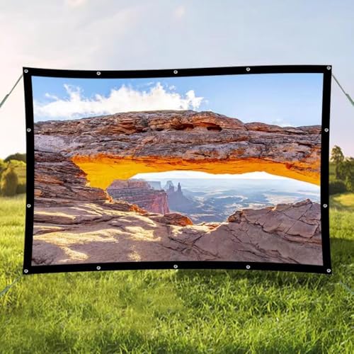Pantalla portátil plegable para proyector 200" 16:9 miniatura 5