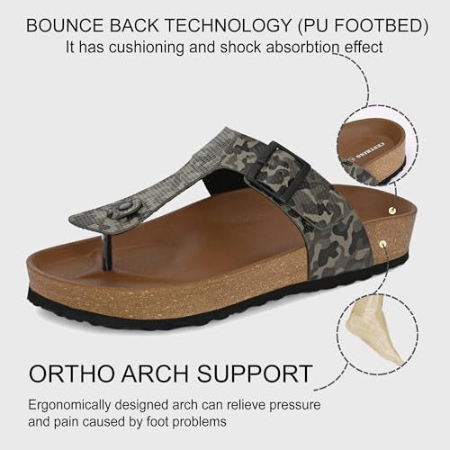 Image of Centrino Men's Berkin-Style Slip-On Sandals | Open Toe Design | Soft PU Footbed | Lightweight & Comfortable | Arch Support | On-Grip Sole | Casual Outdoor Wear (9214)