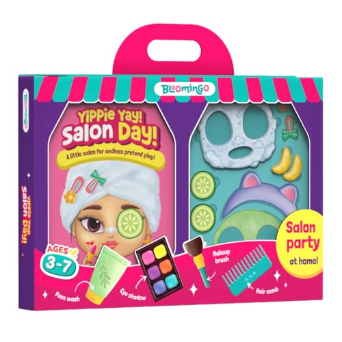 Bloomingo Pretend Play Kit Yippie Day! Salon Day!: Fun Beauty Salon Set for Kids; Set Up Your Own Salon Be a Stylist & Create Stylish Looks; Birthday Gift for Boys & Girls Ages 3,4, 5, 6, 7 (B0CZ36FNR8) Amazon Price History, Amazon Price Tracker
