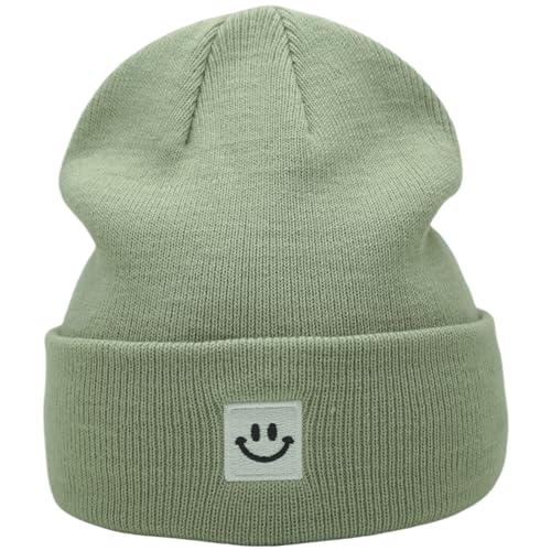 Image of 55cube Knit Beanie Hat Cuffed Plain Skull Cap for Men Women