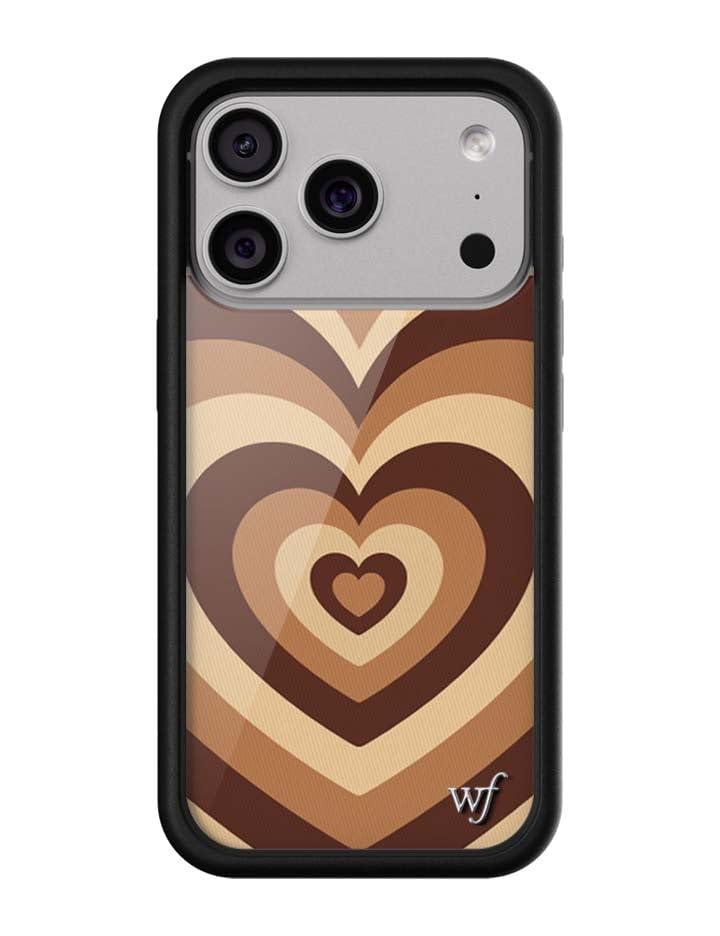 Image of Wildflower Cases - iPhone 17 Pro Compatible - Latte Love Mocha