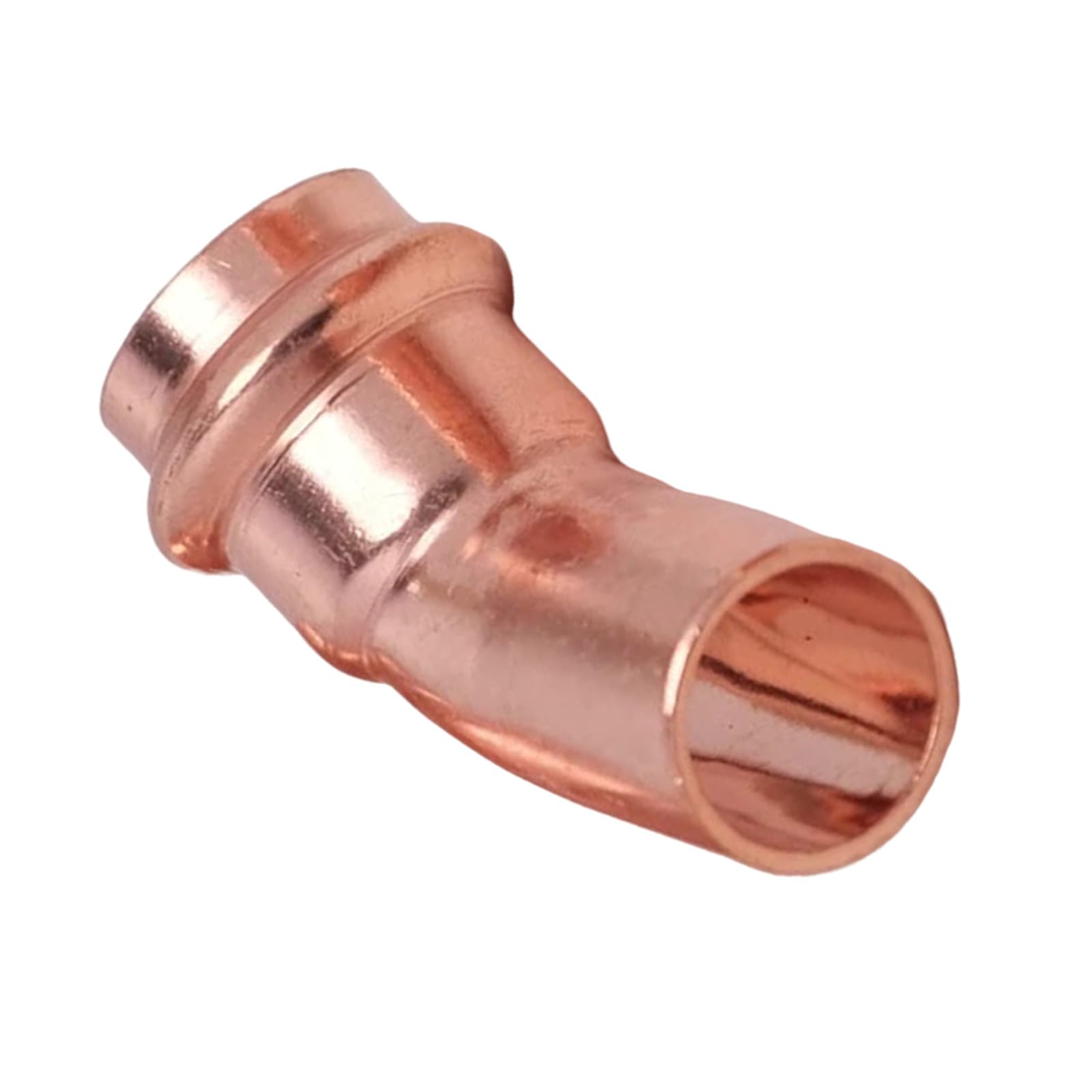 Elnwnnkc 1" 45 Degree V Shape Copper Elbow Water Heating Fittings Joint For Efficient Plumbing Connection Water Heating Fittings Joint