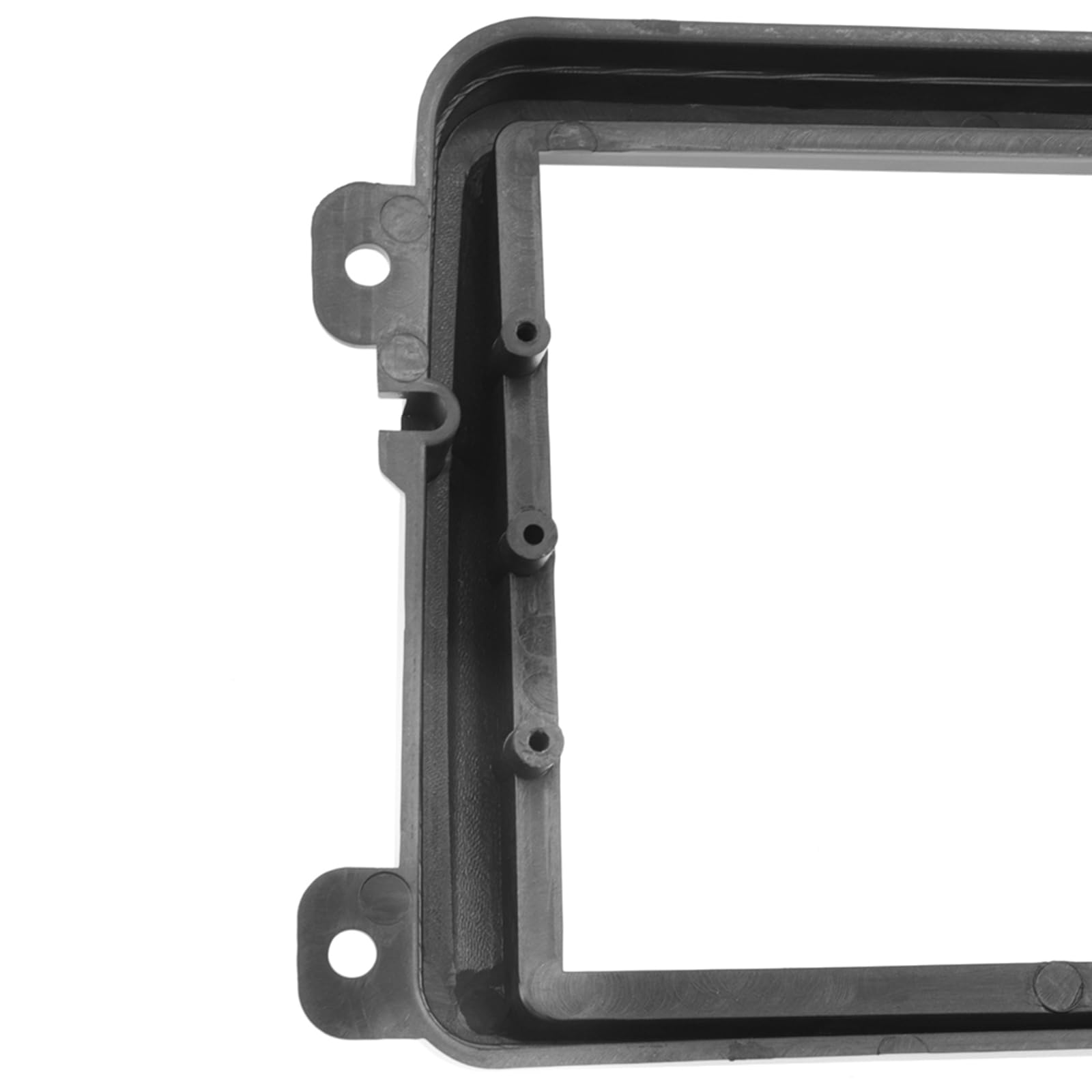 KAOLALI Kit Montaggio Autoradio 2 Din Autoradio Mascherina Compatibile con Volkswagen VW Touran Caddy SEAT Skoda Fabia Octavia 178 x 102mm Nero