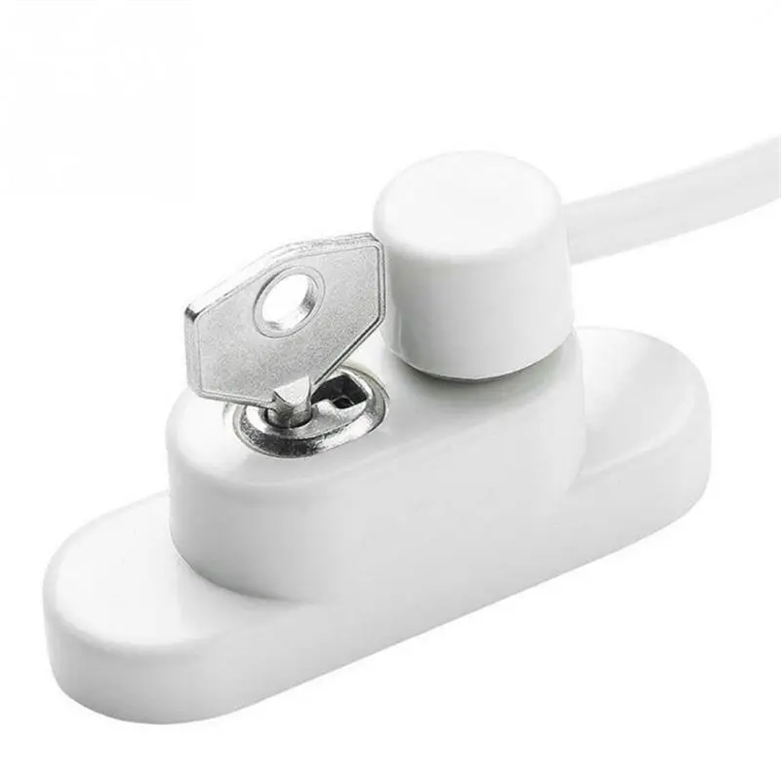 1pcs Lockable Window Security Cable 19x6.5x4cm, Security Restrictor for Door, Room Window and Keyed Door Security Limiter