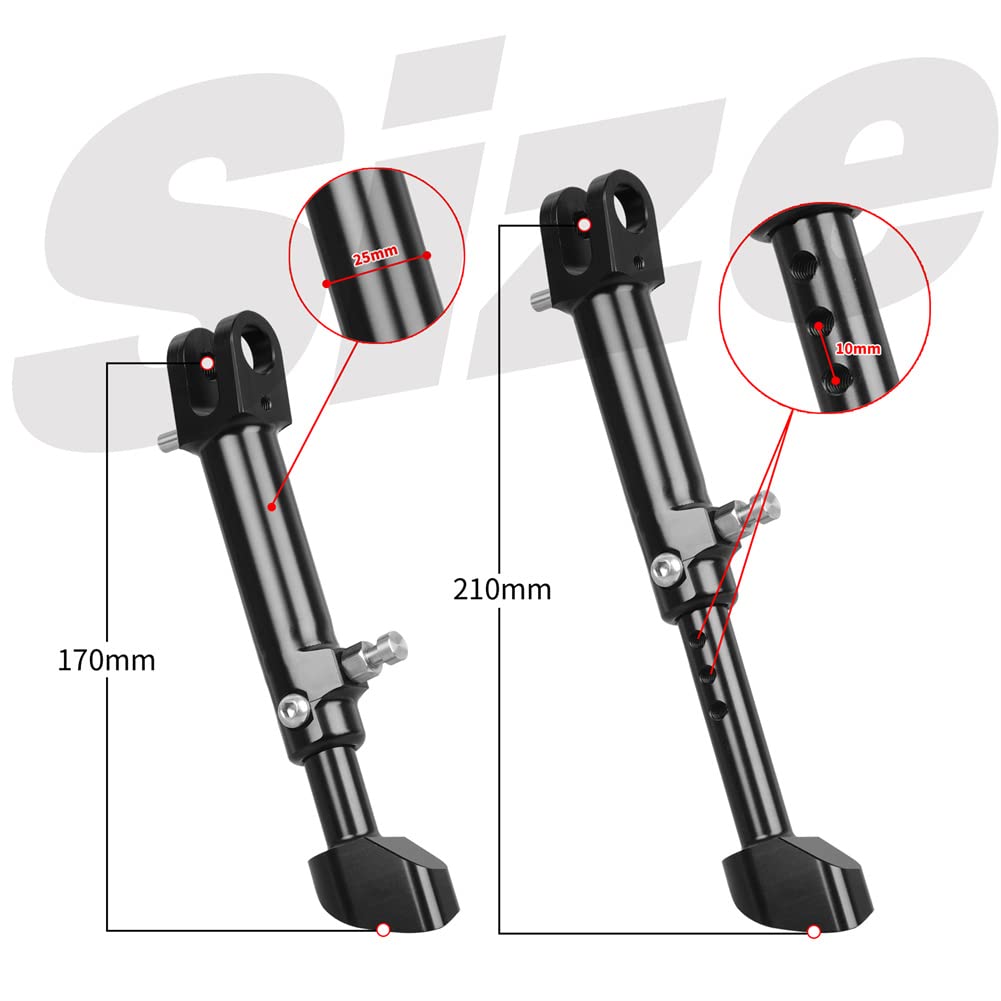 a782 カワサキ Z900RS アジャスタブル 高さ調整可能なサイドスタンド