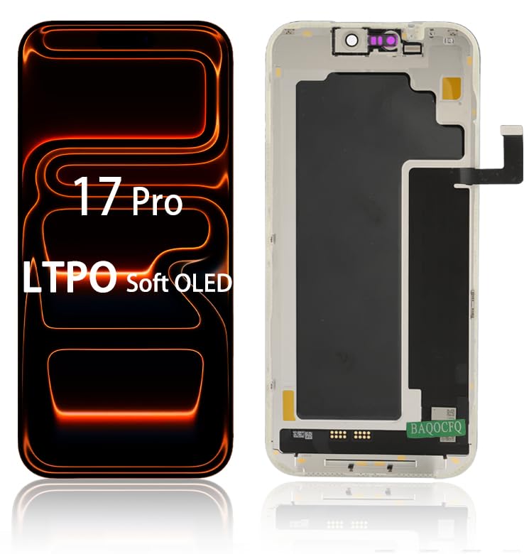 iPhone17Pro 修理用パネル 有機EL ソフトタイプ Amazon.com: LTPO Soft OLED for iPhone 17 Pro High-Refresh Screen