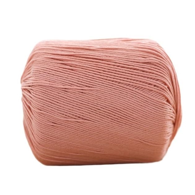 Fil coton peigné taille 3 pour crochet lot de 5 rouleaux de 50g coloris 34