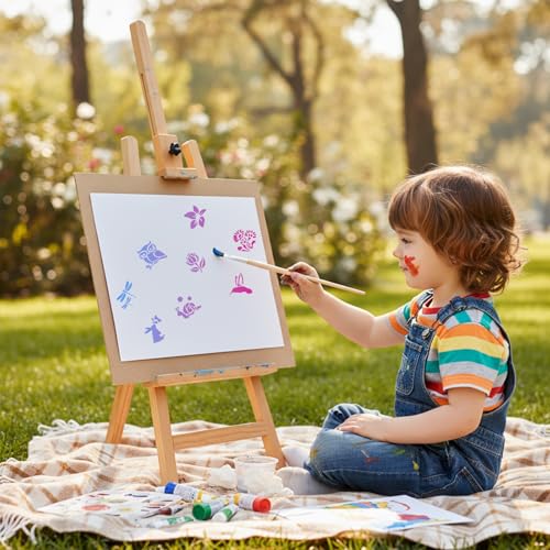 72 Stück Schablonen Set Wiederverwendbar Malschablonen Mal- und Bastelschablonen Libellen Blätter florale Zeichenvorlagen für Wandgestaltung Scrapbooking Stoffdekoration Heimdeko Kartenherstellung