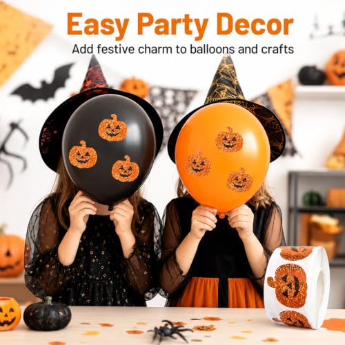 Oeyliz Halloween Pumpkin Stickers Pumpkin Decorating Stickers - image 7