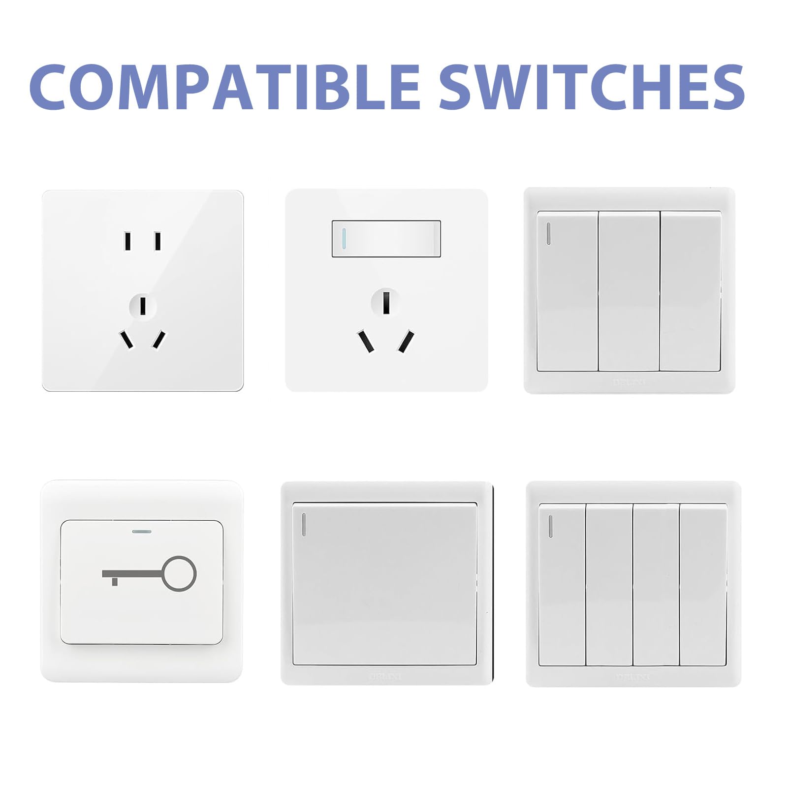 LUCTHY Child Proof Light Switch Cover Guard 2 Pack, Clear Wall Switch Protector for Baby and Pet Safety Easy Install Home Safety Cover - Image 2