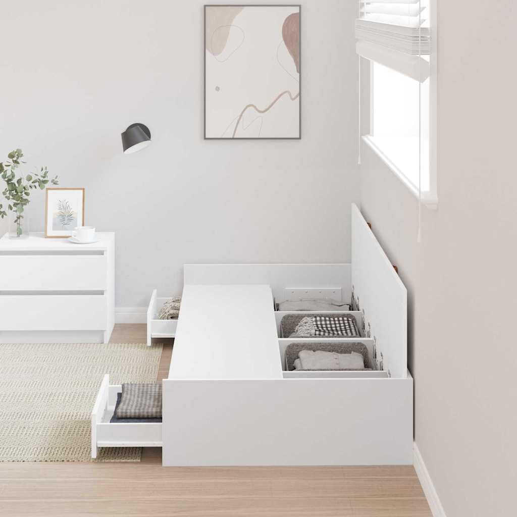 Legno multistrato Moderna Design Pulito 80x200 cm Bianco