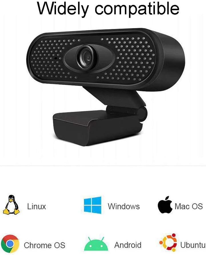 ARCH HD 1080P Webcam Web with Microphone Desktop Computer Camera for Video Net Class Teaching,Home Class Special Video Live Broadcast Equipment