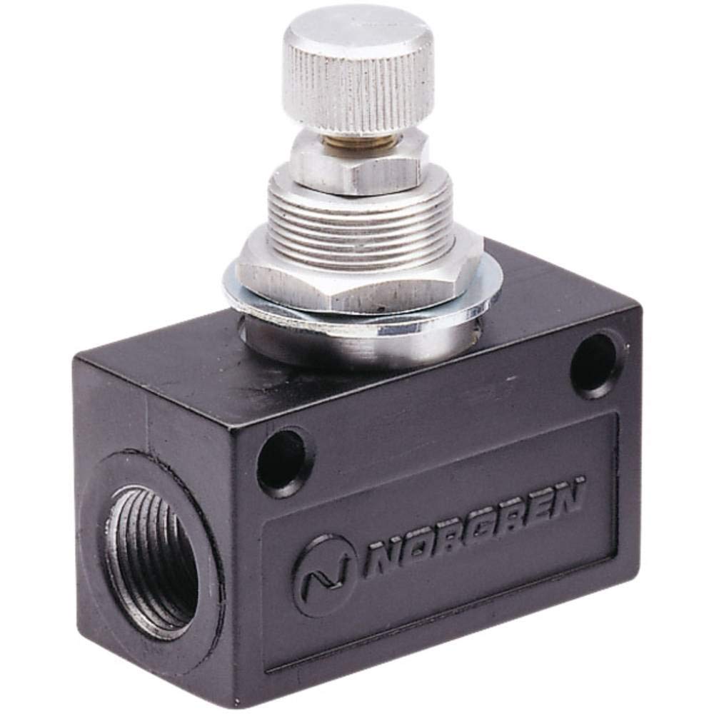 NORGRENThrottle Return Valve T1000C1800, Internal Thread: 1/8, 1 Piece