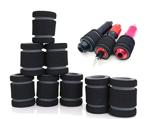 Miniatura 2 de 20 fundas de espuma para tatuaje, cubiertas de agarre para bolígrafo de tatuaje, se expande a 1 pulgada a 1.5 pulgadas