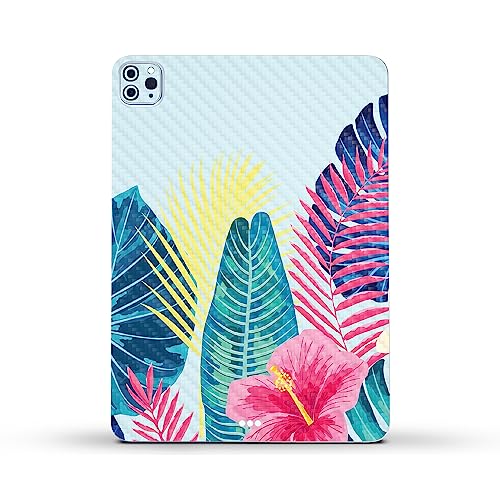 Image of MightySkins Carbon Fiber Skin Compatible with Apple iPad Pro 11 inch M2 4th Gen (2022) Full Wrap Kit - Summer Vibes | Protective, Durable Textured Carbon Fiber Finish | Easy to Apply | Made in The USA