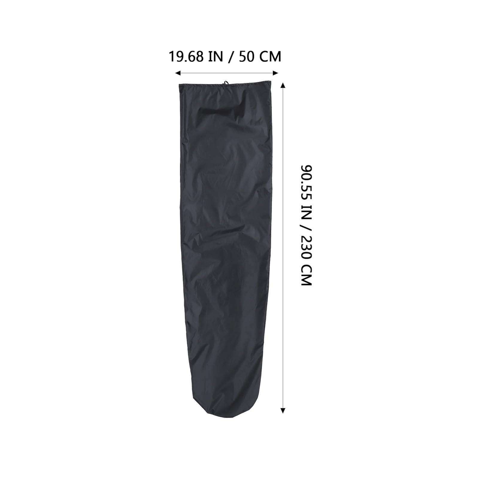 Toyvian Schwarze Surfbretttasche aus Oxford Stoff mit Praktischem Schutz für Outdoor Surfboards und Staubschutz für Altersgruppen