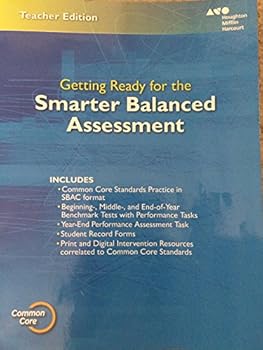 Paperback Houghton Mifflin Harcourt Go Math!: Sbac Test Prep Teacher Edition Grade 4 Book