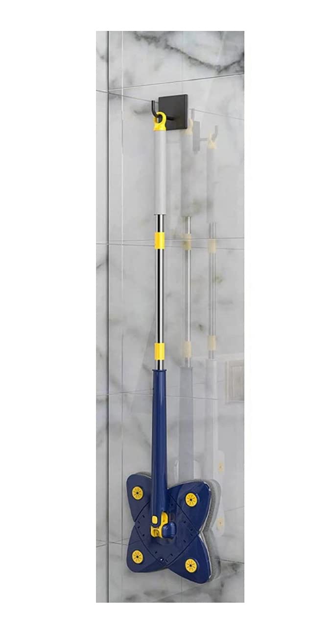 TERXA 360 Degree Rotatable Adjustable Cleaning Mop | Push Pull Squeezing Cleaning Mop | Wet Dry Scrubber Brush for Home/Floor/Wall/Ceiling (Pack of 1,Multicolor) (B0C6TBHS7R) Amazon Price History, Amazon Price Tracker