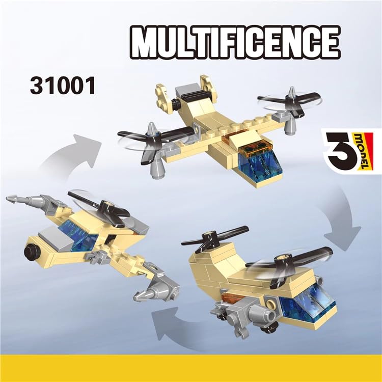 Image of Bestie toys 3 in 1 Architect Suprise Theme Series There are 8 Different Themes in Block Construction Random Theme Will be Send As per Stock (Suprise Blocks Pack of 1)