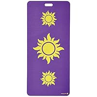 MERRITHEW Kids Yoga and Exercise Mat, Triple Sundog (Purple) 0.15 inch / 4 mm