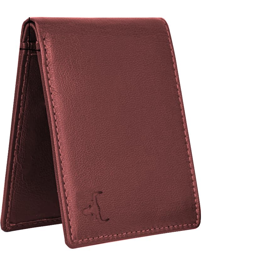 Image of WILD NAPA RFID Protected Brown Genuine Leather Wallets for Men (Brown)