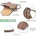 LaRechor Bolso Bandolera para Mujer Pequeño con Cerradura Antirrobo, Retro Mini Bolso...