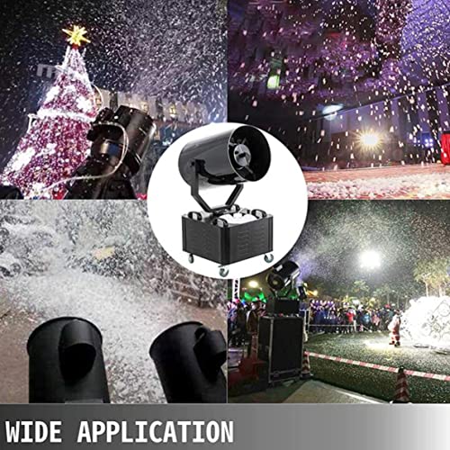 UWYTGF 2000W Large Stage Snowflake Machine, 180° Swing Snow Maker Machine Fake Falling Snowflakeeffect for Stage Effect,Christmas,Wedding,Party