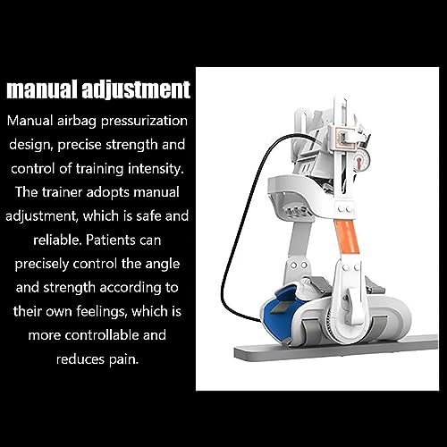 Ejercitador de rodillas para rehabilitación, ajuste manual y diseño con dial ángulo miniatura 6