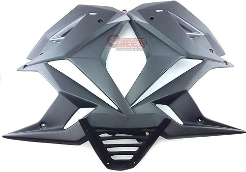 Carenado de vientre panel lateral inferior inferior inferior de repuesto para Honda Grom msx125 sf 2016-2020 V1 (negro)