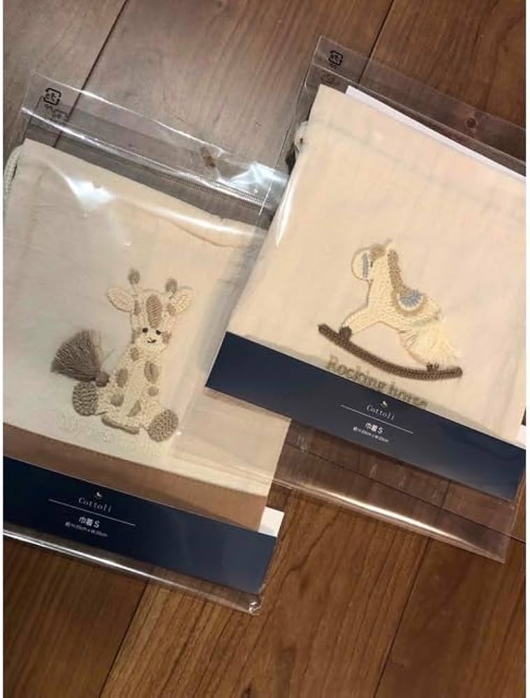 【新品】バースデイ　コトリ　木馬　刺繍　レッスンバッグ　上履き入れ　巾着　セット Amazon.co.jp: バースデイ コトリ 木馬 くま レッスンバッグ