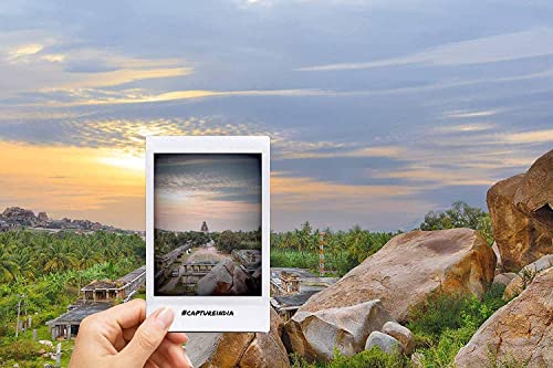 Image of Fujifilm Instax Mini Evo Hybrid Camera Premium Edition with 20 Shots of Stone Gray Film and 100 Diff