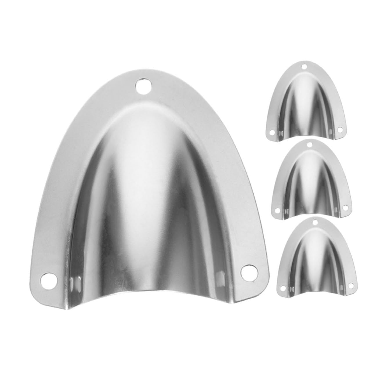 BRIGHTFUFU 4pcs Vent Cover Boat Hose Stainless Wire Cable Plumbing Vent Cap Marine Wire Cover Boat Hole Cover Boat Cover Vent Silver Stainless Steel