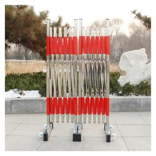 Clôture de circulation rétractable en acier inoxydable 1x5m pour isolation - 3