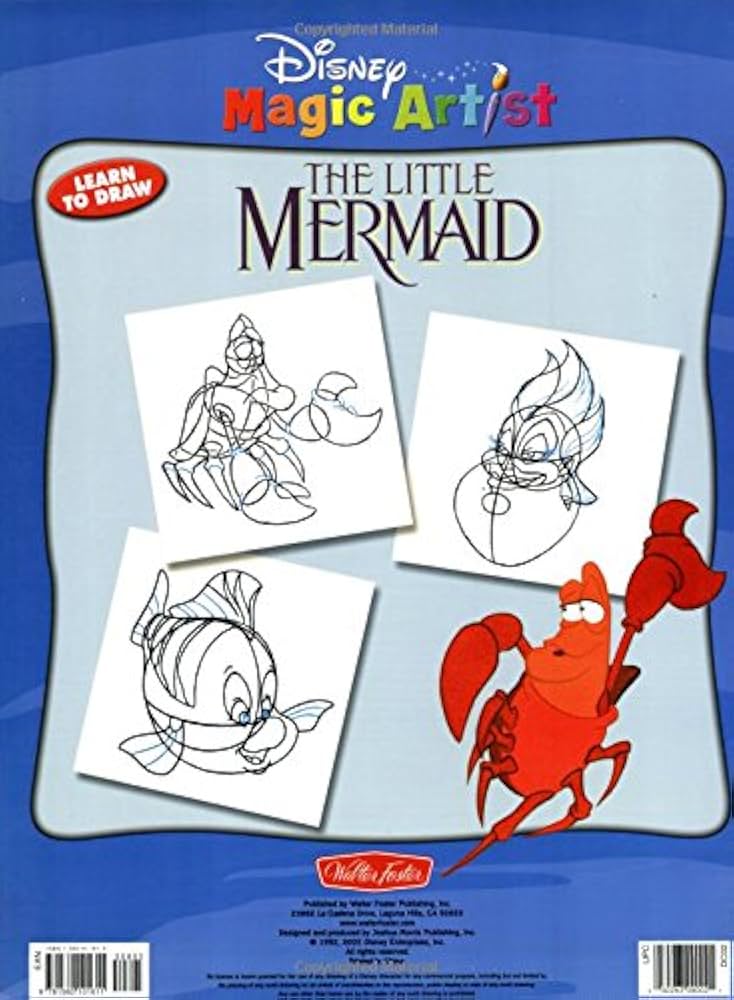 The Art of THE LITTLE MERMAID アート本　ディズニー The Art of the Little Mermaid: A Disney Miniature: Kurtti