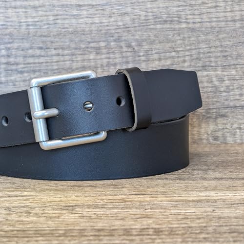 Ashford Ridge 38mm Full Grain Leather Roller Buckle Belt3