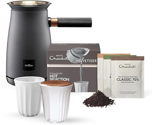 Miniatura 12 de Sistema de Chocolate para Beber Caliente y Frío - El NUEVÍSIMO Velvetiser de Hotel Chocolat - El kit incluye máquina de chocolate caliente, caja de