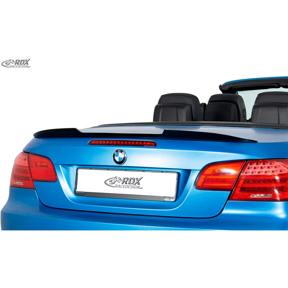 RDX Racedesign Heckspoilerlippe kompatibel mit BMW 3er E93 Cabrio (PU)