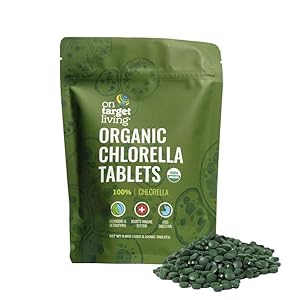 On Target Living Organic Chlorella Tablets | USDA Organic | 1000 Tablets | Immune System Boosting | Chlorophyll…