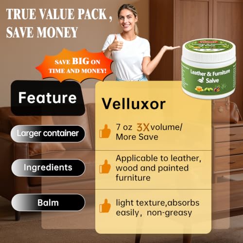 Velluxor Furniture Salve for Leather