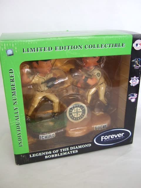 MLB マリナーズ　イチロー　2004年版　ボブルヘッド フィギュア Amazon.co.jp: イチロー & ブレットブーン マリナーズ Forever