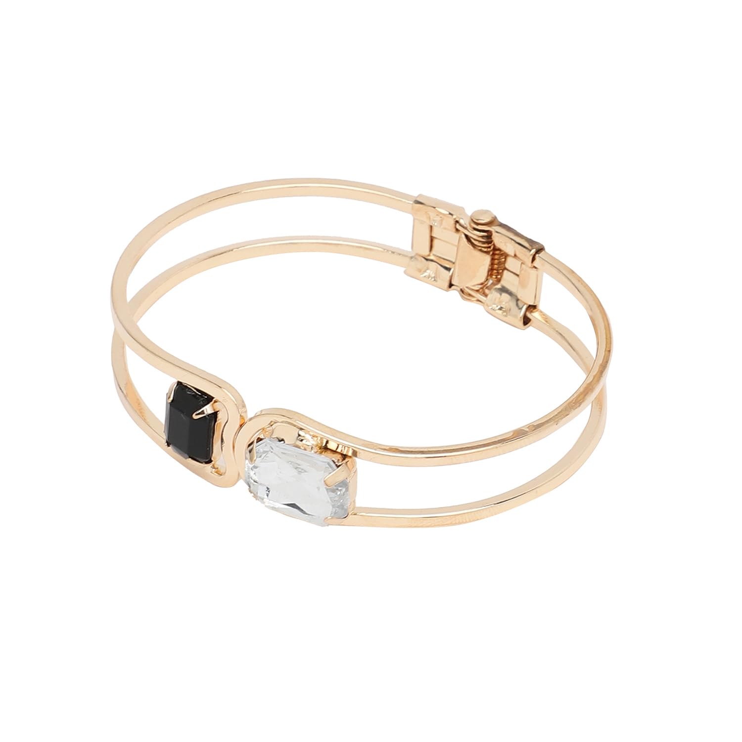 See full amazon price history chart for SOHI Gold Plated Contemporary Bracelet for Women and Girls | Rhinestones | hand accessories| adjustable bracelets | Handcuff, Kada, Bracelet |Indo-western jewellery for girls (7399) SOHI Gold Plated Contemporary Bracelet for Women and Girls | Rhinestones | hand accessories| adjustable bracelets | Handcuff, Kada, Bracelet |Indo-western jewellery for girls (7399) (B0C9GM8TJC) Amazon Price History, Amazon Price Tracker