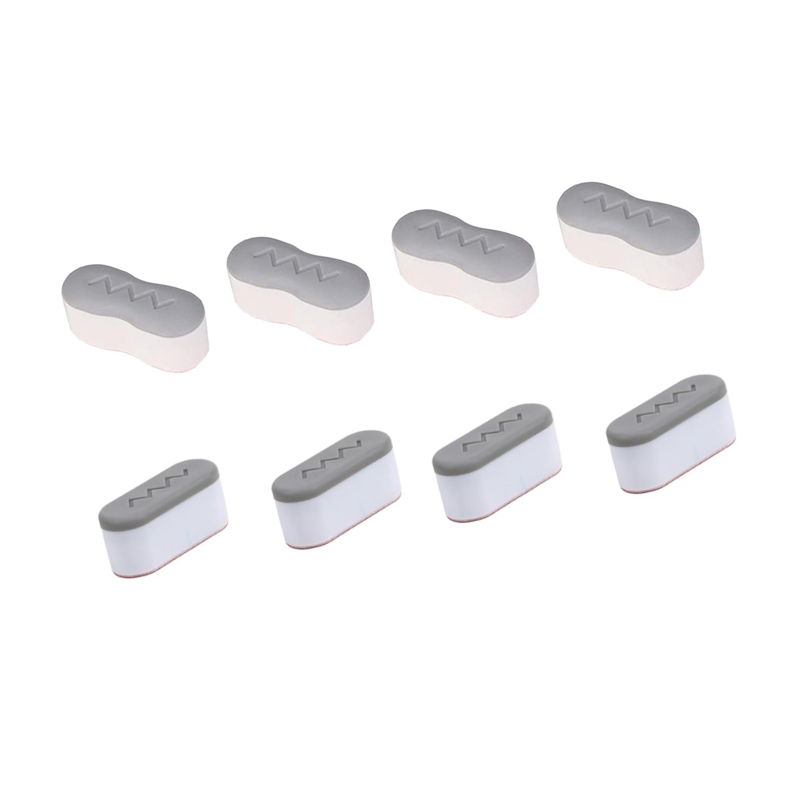 Zxfdsfdbnm Toilet Lid Bumper Pads 8 Pack Gray ABS Adhesive Spacer Pads for Quick Toilet Seat Replacement and Bathroom Maintenance Tasks At Home