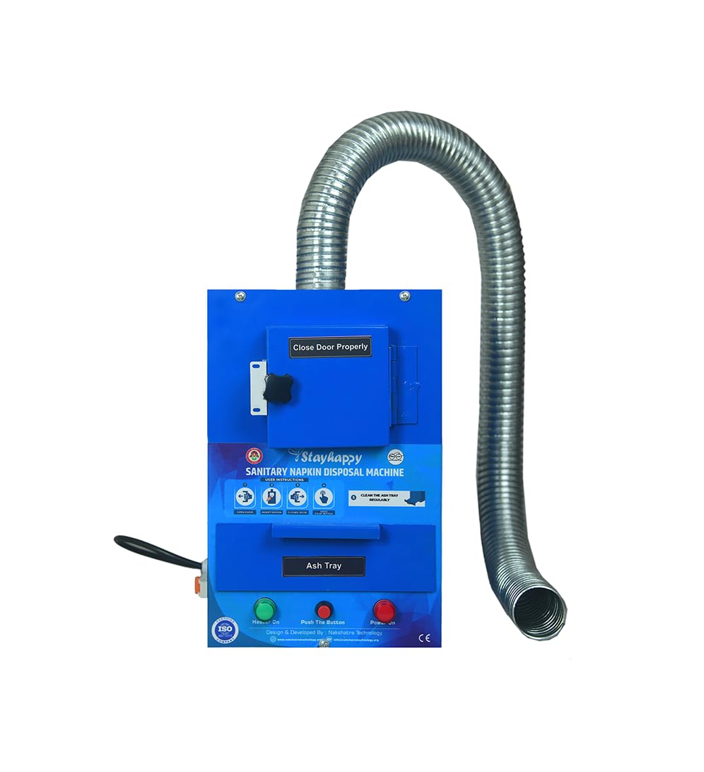 Nakshatra® Wall-Mounted Sanitary Napkin Incinerator Machine | Sanitary Napkin Incinerator Machine (Blue) (B0DGXV2ZY9) Amazon Price History, Amazon Price Tracker