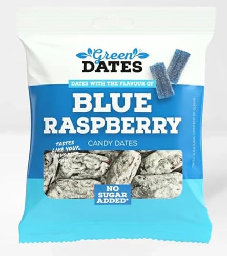 Green Dates Mix Box 7 Sorten a 90g – inkl. neuste Sorte Extra Salty Licorice – Veganer Superfood Dattelsnack, zuckerfrei & fruchtig – Probierpaket für unterwegs, Büro & Geschenk