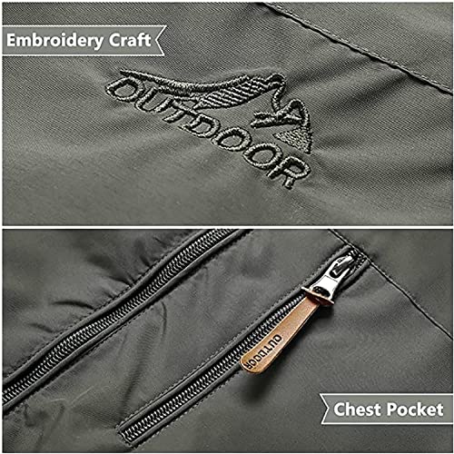 Chaqueta para hombre impermeable verde 3X-Large miniatura 4