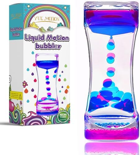 YUE ACTION Liquid Motion Bubbler / Liquid Timer for Sensory Toys,...