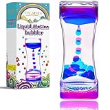 YUE MOTION Liquid Motion Bubbler - Sensory Fidget Desk Toy for Kids & Adults - Fidget Tubes for Stress Relief and Focus- Calming Visual Bubbler Toys for Classroom, Desk Decor, Gift Idea